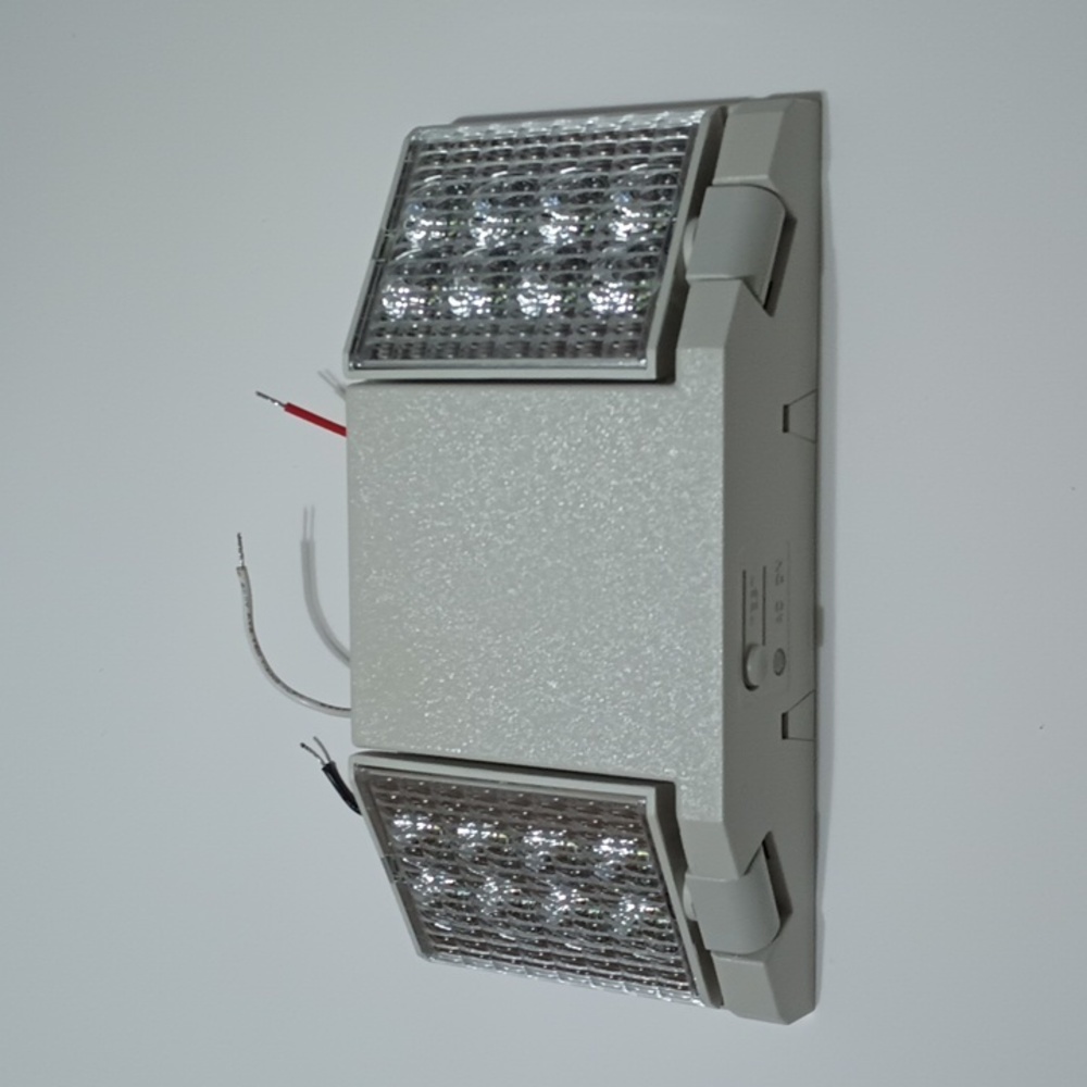 Emergency Lighting LEDR-2 Adjustable Angled Lights 120V/277V LED Thermoplastic